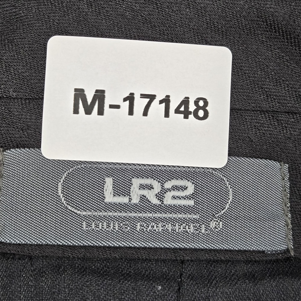Louis Raphael LR2 Men Pants 38X30 Gray Dress Pants Button 29" Inseam